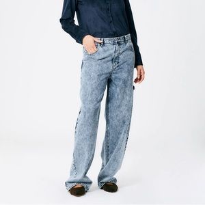 Tibi Acid Wash Sam Jeans